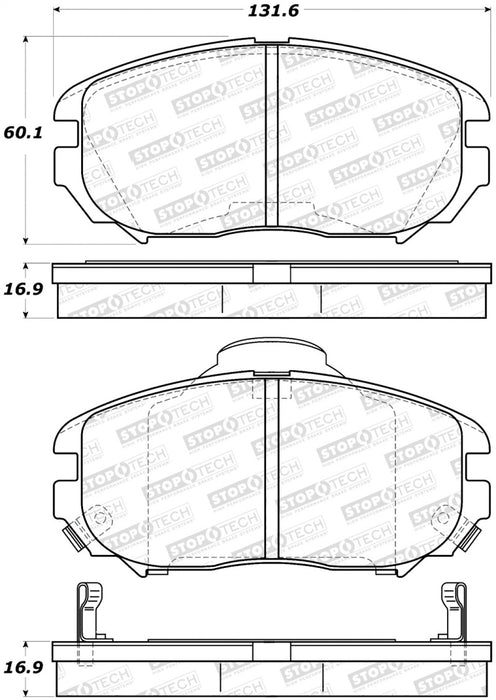 StopTech Street Brake Pads 308.1125