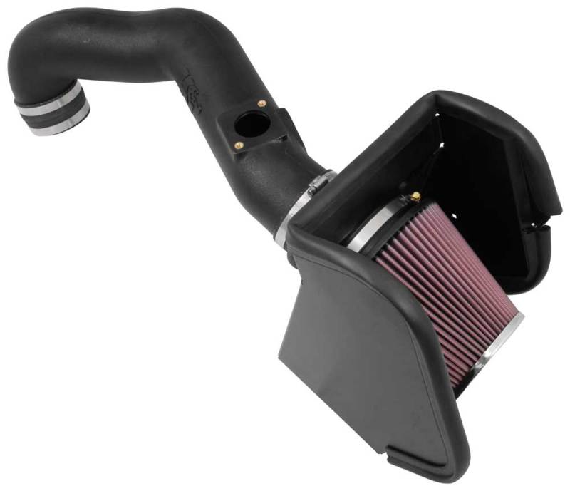 K&N 16-17 Compatible with Nissan Titan XD V8-5.0L DSL 63 Series Aircharger Performance Intake 63-6017