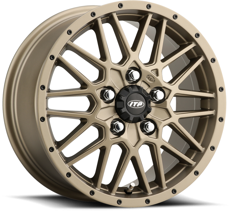 Itp 15RZ545BX Hurricane Wheel - 15x7-6+1 Offset - 5/4.5 - Bronze