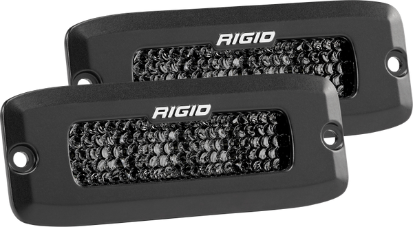 Rigid Industries SR-Q Series PRO Midnight Edition Spot Diffused Pair 925513BLK