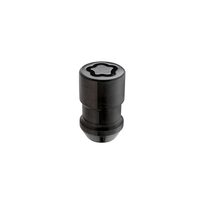 McGard Wheel Lock Nut Set 5pk. (Cone Seat) 1/2-20 / 3/4 &13/16 Dual Hex / 1.46in. Length Black 24548