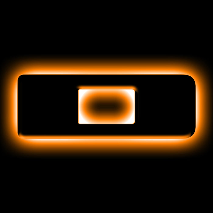 ORACLE Lighting Universal Illuminated LED Letter Badges Matte Blk Surface Finish D SEE WARRANTY 3141-D-005
