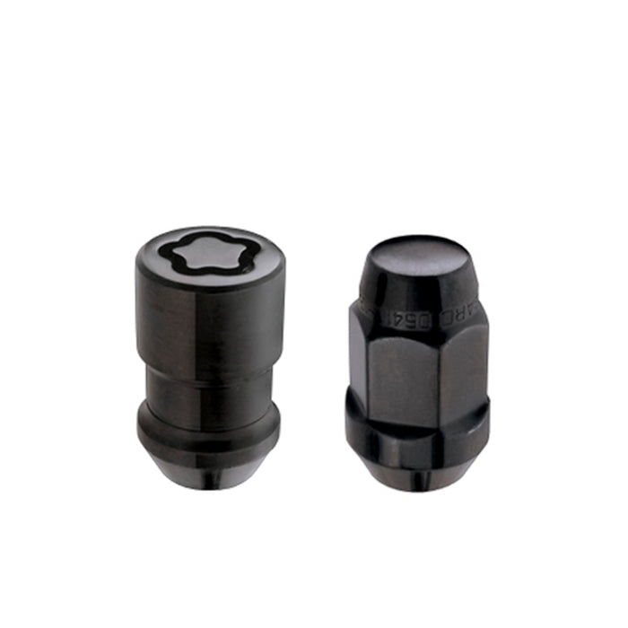 McGard compatible with Jeep Wrangler Install Kit (Cone Seat Bulge) 1/2-20 / 3/4 Hex / (18 Lug Nuts / 5 Locks) Blk 84563BK