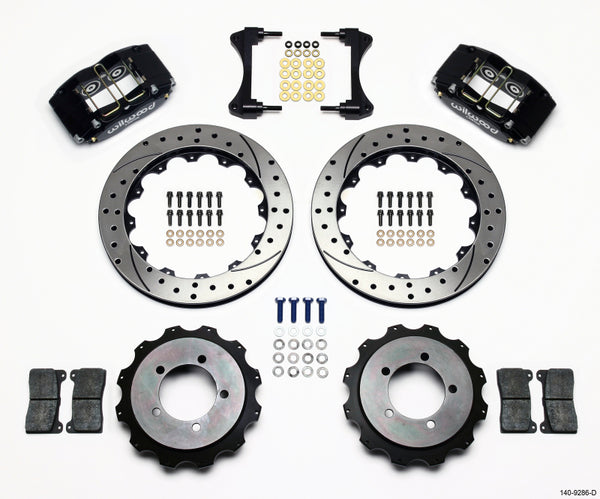 Wilwood Dynapro Radial Rear Kit 13.00in Drilled Mitsubishi EVO VIII 140-9286-D