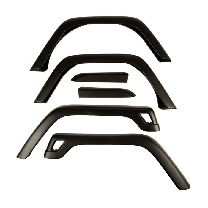 Omix 6-Piece Fender Flare Kit- 97-06 compatible with Jeep Wrangler 11603.11