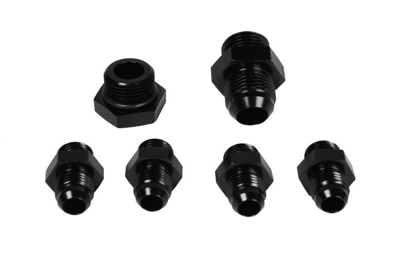 Aeromotive A4 Regulator Fitting Kit (for two (2) carbs) (4) AN-06/(1) AN-10/(1) AN-10 Plug) 15202