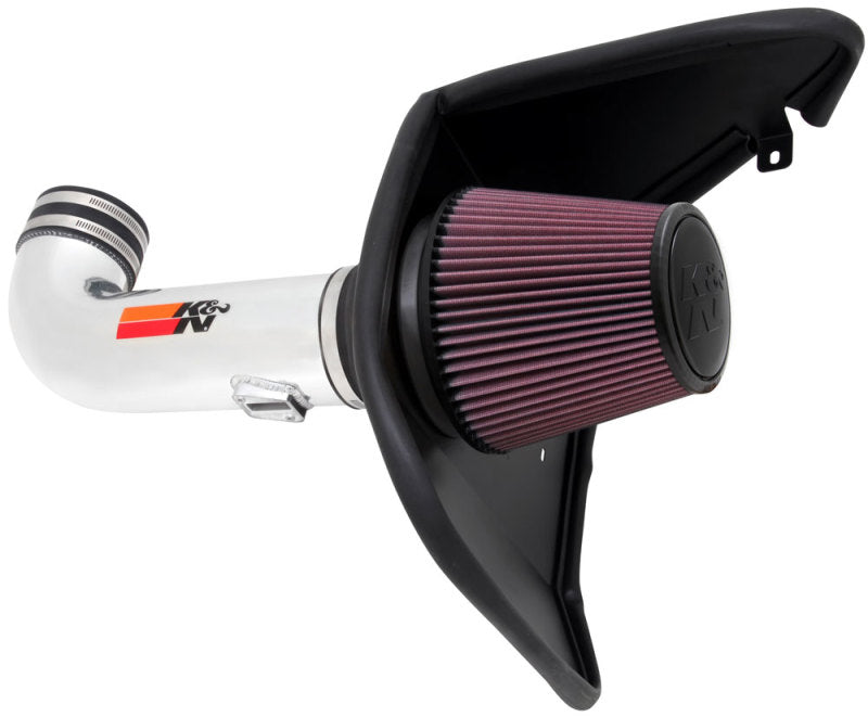 K&N 10 Camaro 6.2L V8 Polished Typhoon Short Ram Intake 69-4519TP