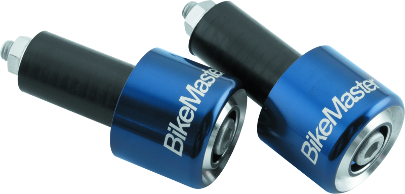 BikeMaster Anodized Aluminum Barend Pair Blue 152129