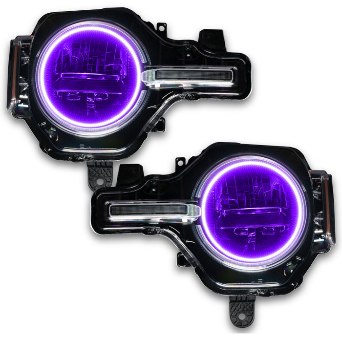 Oracle 2021 Ford Bronco Base Headlight LED Halo Kit ColorSHIFT w/ 2.0 Controller SEE WARRANTY 1470-333