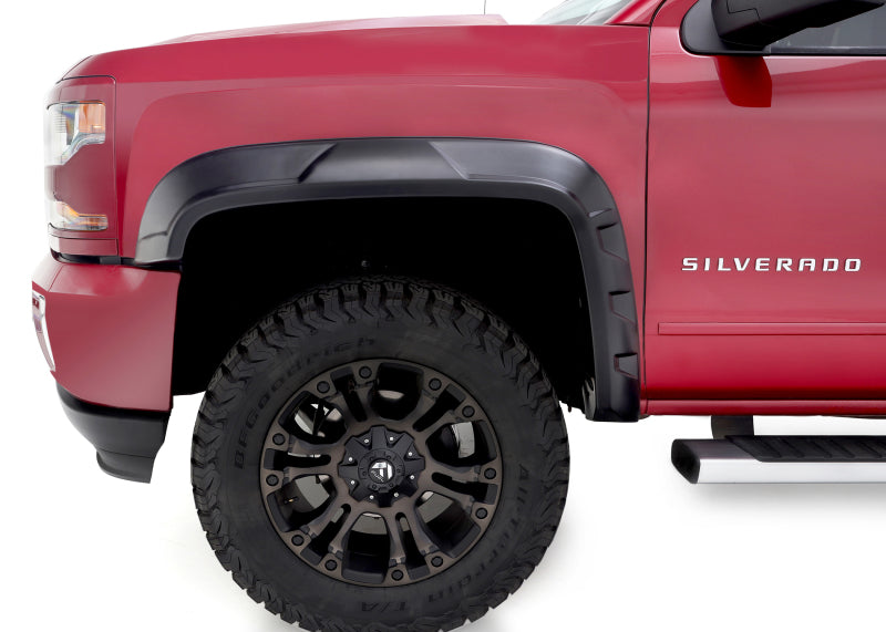 Bushwacker 2019 Chevrolet Silverado 1500 w/ 69.3in Fleetside Bed DRT Style Flares 4pc Black 40944-02