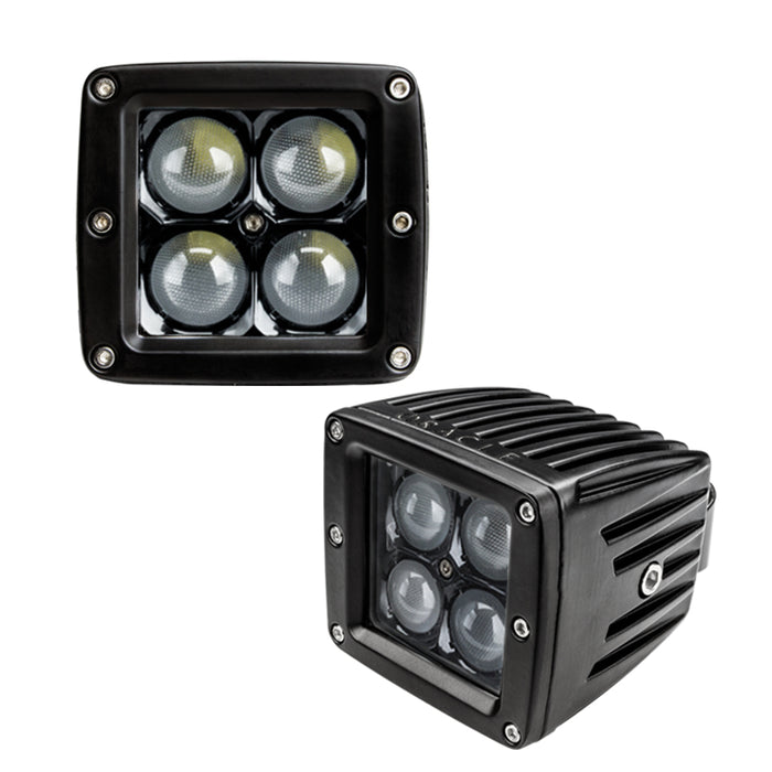 5812 001 Black Series Oracle 7D 3In. 20W Led Square Spot/Flood Light