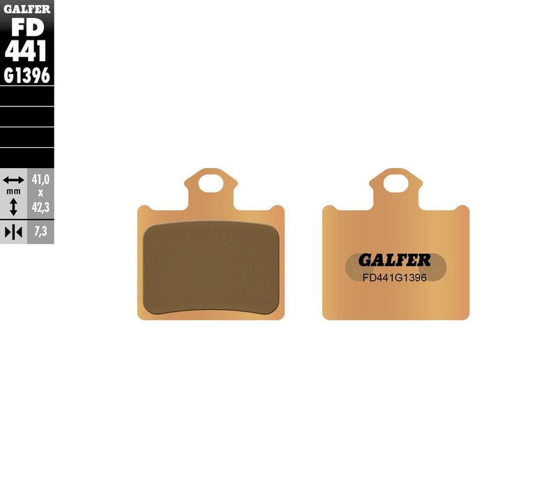 Galfer Brakes FD441G1396 1396 HH Sintered Brake Pads