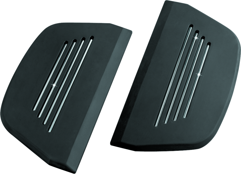 Kuryakyn Premium Passenger Board Inserts 86-Up Touring Models Black 7554