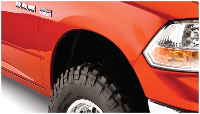 Bushwacker 10-18 Ram 1500 Fleetside Extend-A-Fender Style Flares 4pc 67.4/76.3/96.3in Bed Black 50914-02