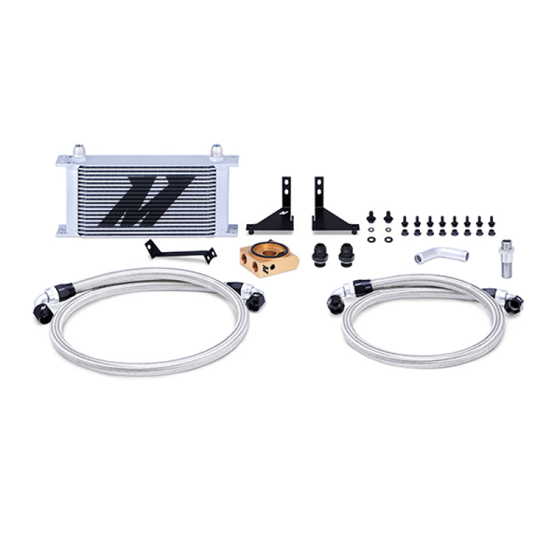 Mishimoto 14-16 Ford Fiesta ST Thermostatic Oil Cooler Kit Silver MMOC-FIST-14T
