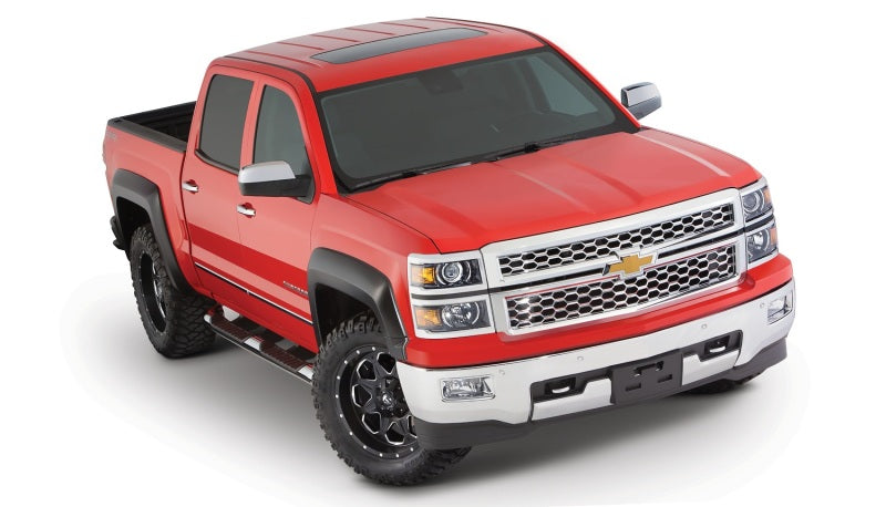 Bushwacker 14-16 Chevy Silverado 1500 Extend-A-Fender Style Flares 4pc Black 40963-02