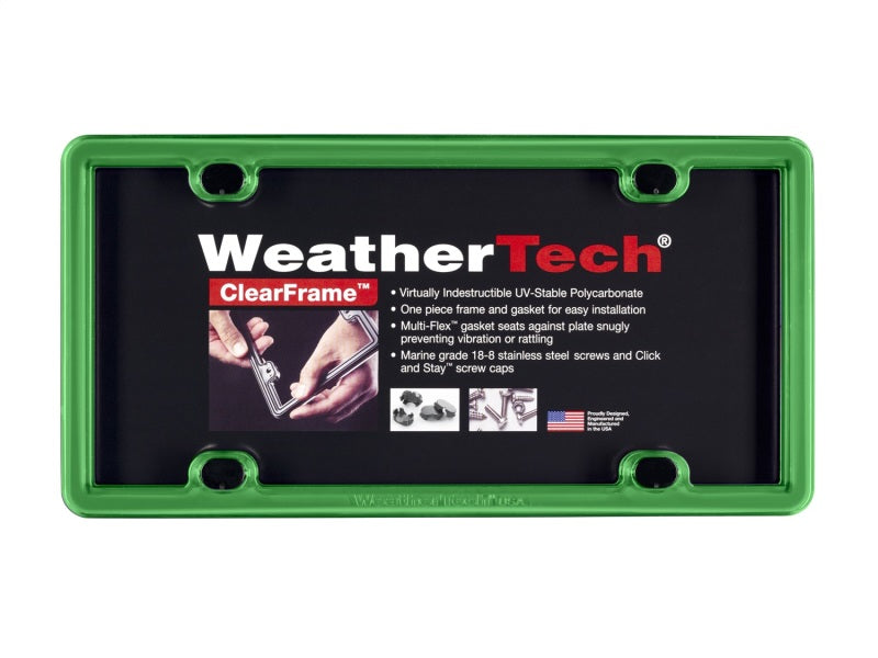 WeatherTech ClearFrame Kelly Green 8ALPCF11