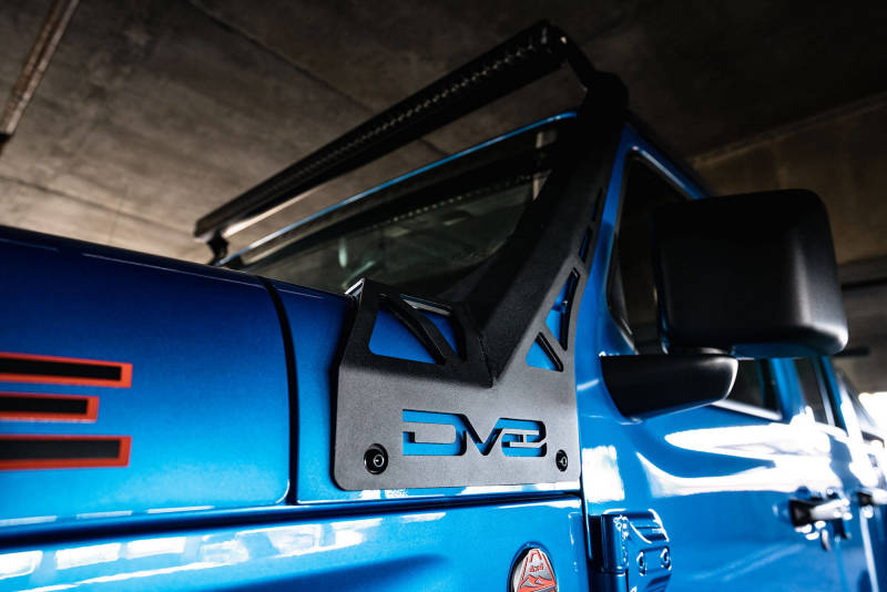 DV8 Offroad 20-22 compatible with Jeep JL 392 & JT Mojave A-Pillar Light Bar Mount LBJL-07