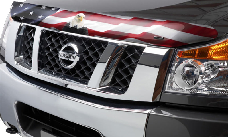 Stampede 2007-2013 GMC Sierra 1500 Vigilante Premium Hood Protector Flag 2043-30