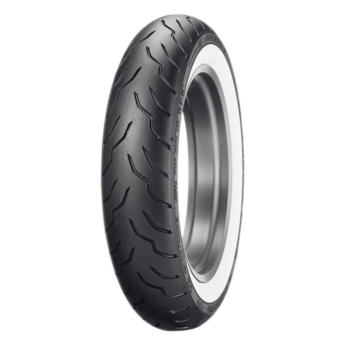 Dunlop American Elite Bias Front Tire 130/90B16 M/C 67H TL Wide Whitewall 45131520