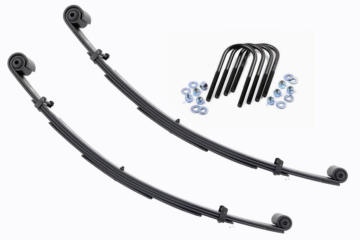 Rough Country Front Leaf Springs 2.5" Lift Pair Fits Ford Excursion (00-05)/Super Duty (99-04) 8060KIT
