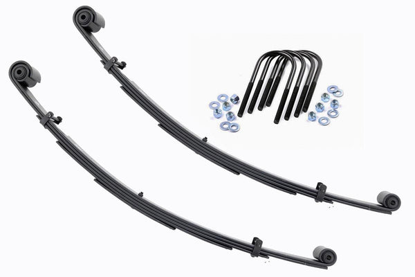 Rough Country Front Leaf Springs 2.5" Lift Pair Fits Ford Excursion (00-05)/Super Duty (99-04) 8060KIT