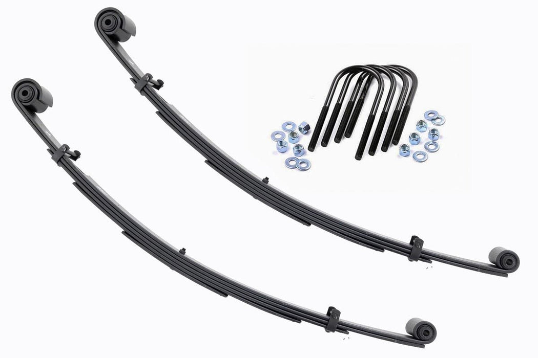 Rough Country Front Leaf Springs 2.5" Lift Pair Ford Excursion (00-05)/Super Duty (99-04) 8060Kit