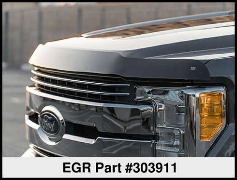 EGR 17+ Ford F-250/F-350 Superguard Hood Shield Smoke Finish 303911