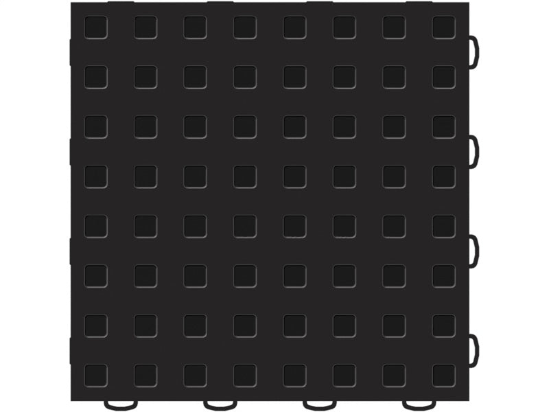 WeatherTech TechFloor 3in X 12in Tiles(Left Loop) Black/Black **Order in Qtys of 10 51T312LL BK-BK