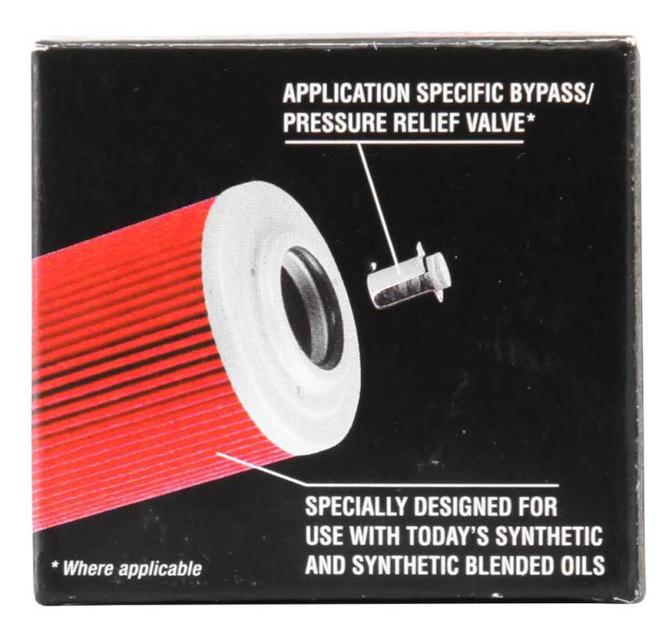 K&N Motorcycle Oil Filter: High Performance, Premium, Designed to be used with Synthetic or Conventional Oils: Fits Select Sizuki, Hyosung Vehicles, KN-131