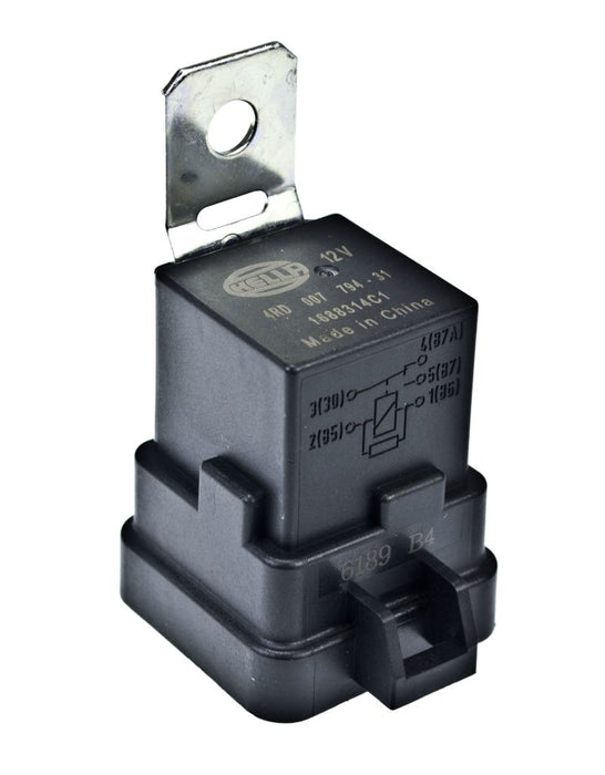 Hella 12V 20/40 Amp SPDT RES Relay with Weatherproof Bracket Single 7794311