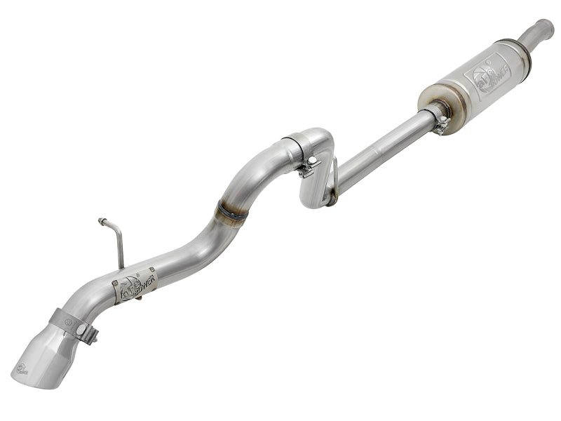 aFe MACH Force-Xp 2.5in Catback High-Tuck Exhaust 18-21 compatible with Jeep Wrangler (JL)3.6L 4-Door Polished Tip 49-48065-1P