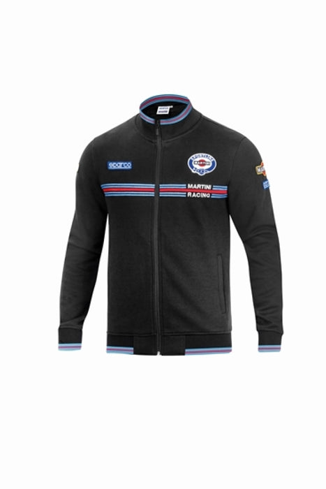 Sparco Full Zip Martini-Racing XS Black 01278MRNR0XS