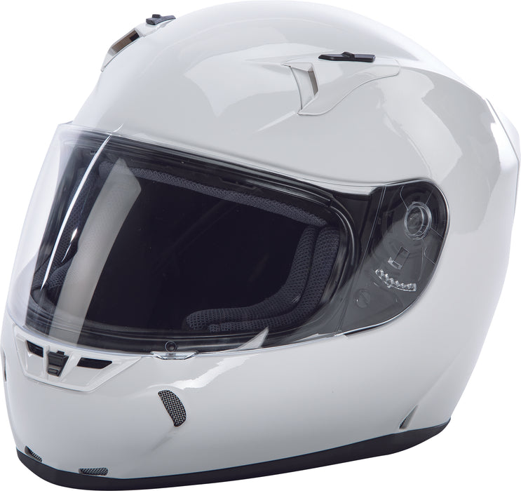 Fly Racing 73-8353S Revolt Solid Helmet Ece White Sm