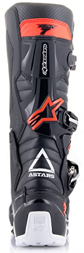 Alpinestars Tech 7 Enduro MX Boots (Black/Red Fluo, 14)