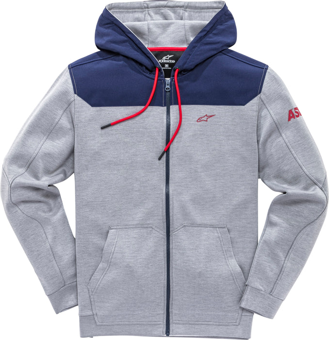 Alpinestars 1019-53100-1171-2XL Venom Fleece - Grey Heather/Navy (2X)