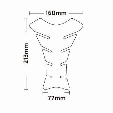 Keiti TSZ-606C Tank Pad Suzuki-Clear