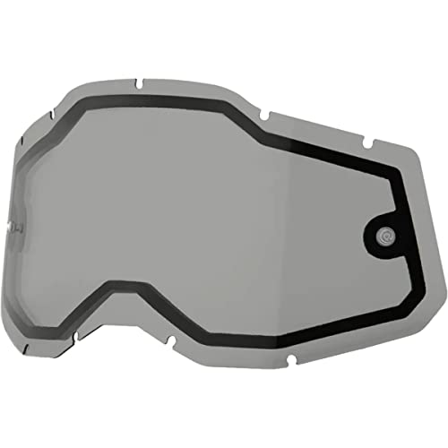 100% Goggle Replacement Lens - Dual Pane - Compatible with Racecraft 2, Accuri 2, and Strata 2 Goggles