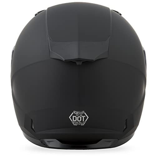 GMAX FF-49 Deflect DOT Approved Full Face Motorcycle Helmet for Men and Women