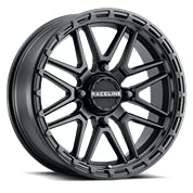 Raceline A11B-22737-00 A11 Krank XL Wheel - 22x7-3.5 + 3.5 Offset - 4/137 - Satin Black