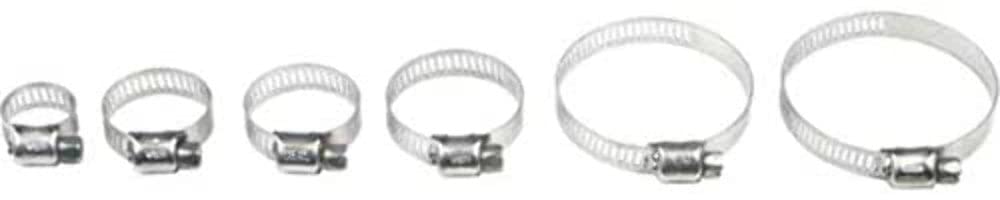 Helix 14-0063 Stainless Steel Hose Clamps 13-32Mm 10/Pk