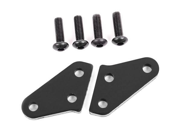 Traxxas 9636A - Aluminum Steering Block Arms (2) Black