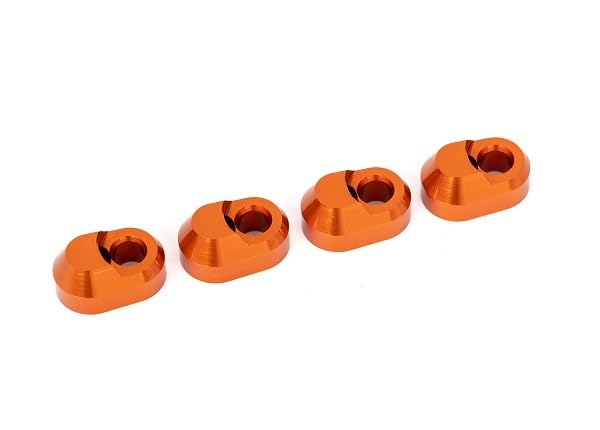 Traxxas 7743-ORNG - Aluminum Suspension Pin Retainer Orange