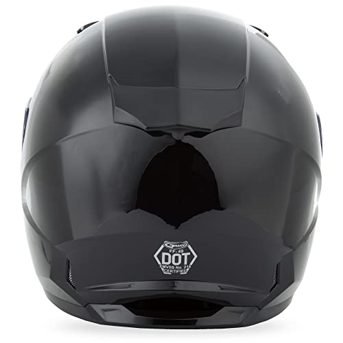 GMAX FF-49 Deflect DOT Approved Full Face Motorcycle Helmet for Men and Women