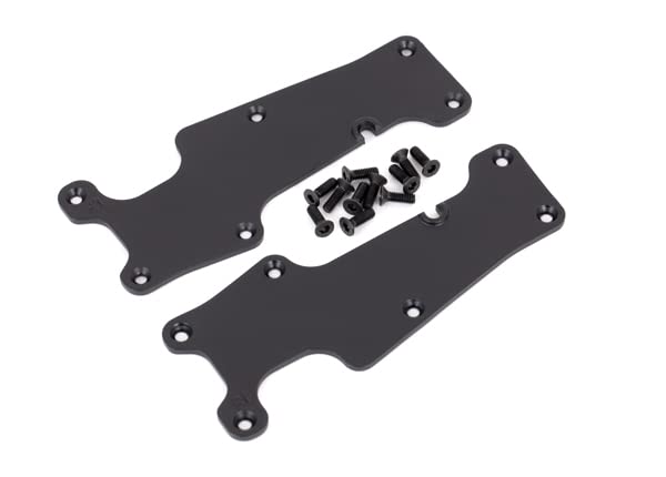 Traxxas 9633 Suspension Arm Covers Black Front (Left and Right)/ 2.5x8 CCS (12)