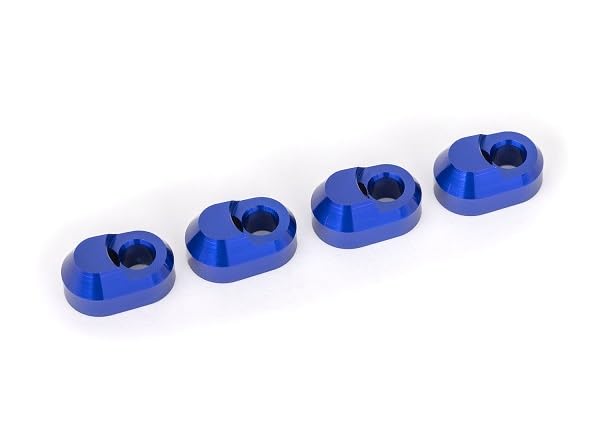 Traxxas 7743-BLUE - Aluminum Suspension Pin Retainer Blue