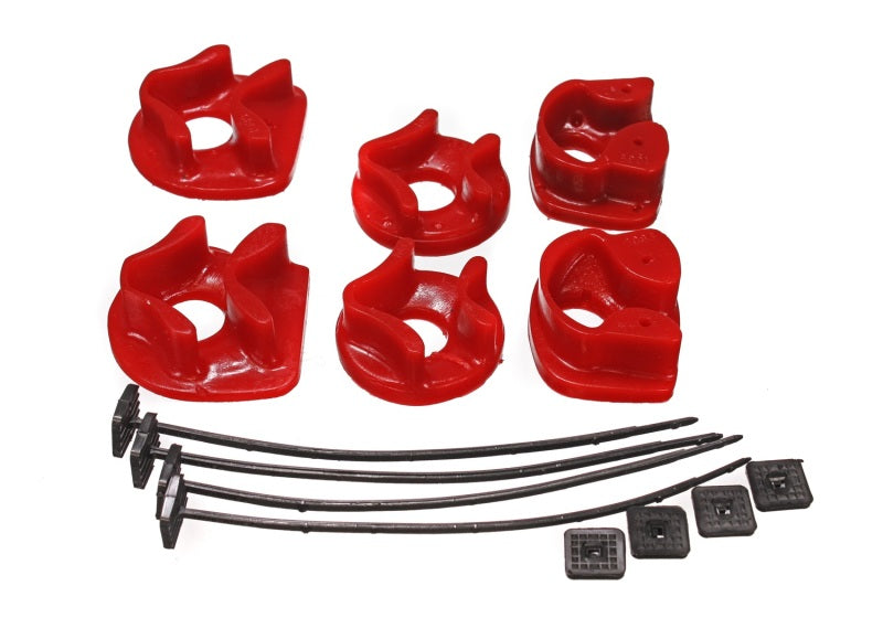 Energy Suspension 90-93 Acura Integra Red Motor Mount Inserts (2 Torque Mount Positions) 16.1109R