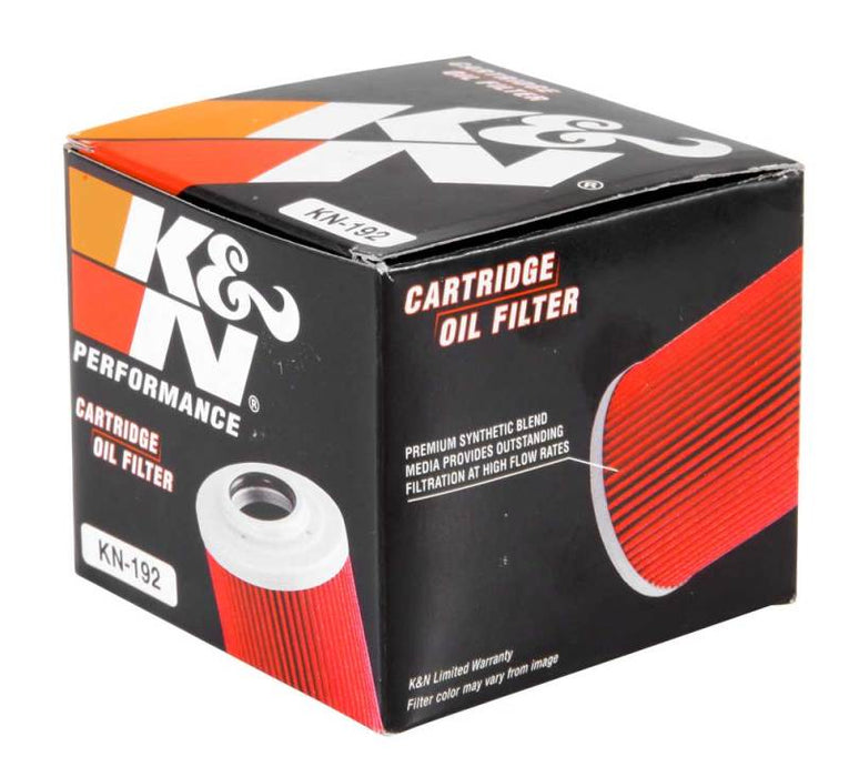 K&N Motorcycle Oil Filter: High Performance, Premium, Designed to be used with Synthetic or Conventional Oils: Fits Select Triumph Vehicles, KN-192