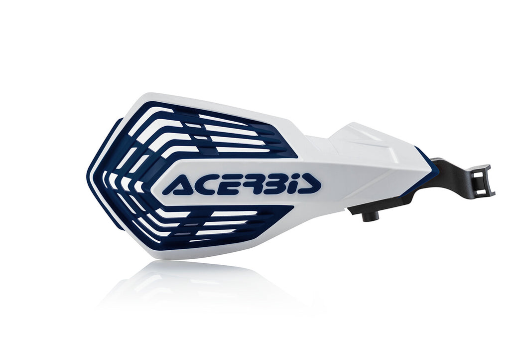 Acerbis K-Future Handguard (WHITE/DARK BLUE) For 07-22 KTM 250SXF