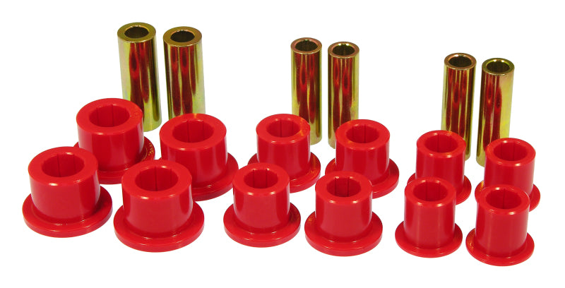 Prothane 99-04 Ford F250/350 SD 2/4wd Front Leaf Spring Bushings Red 6-1025